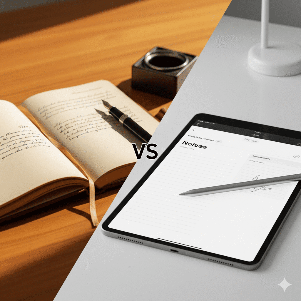 Paper vs Digital Note