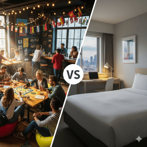 Hostel vs Hotel